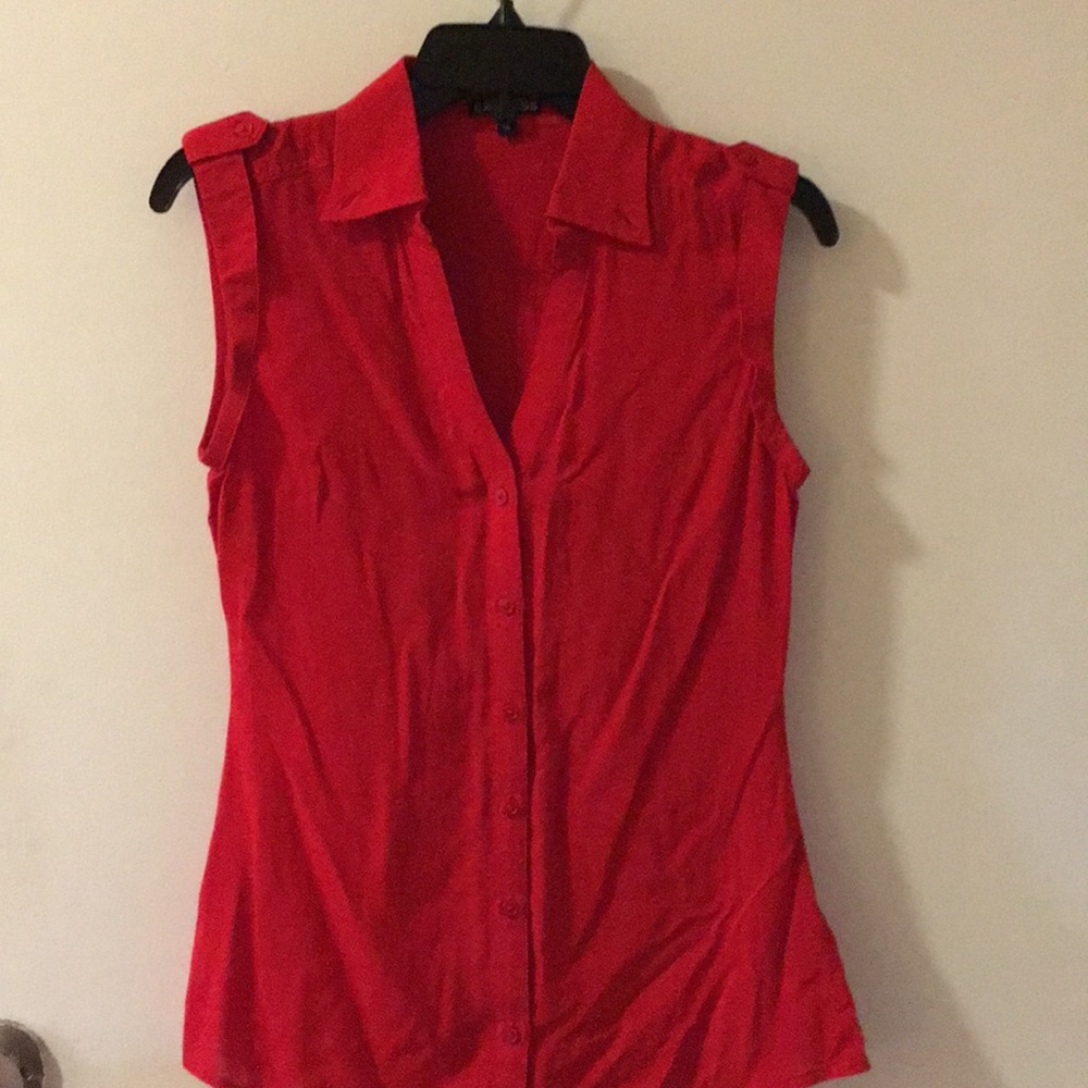 Soft button down tank from Express